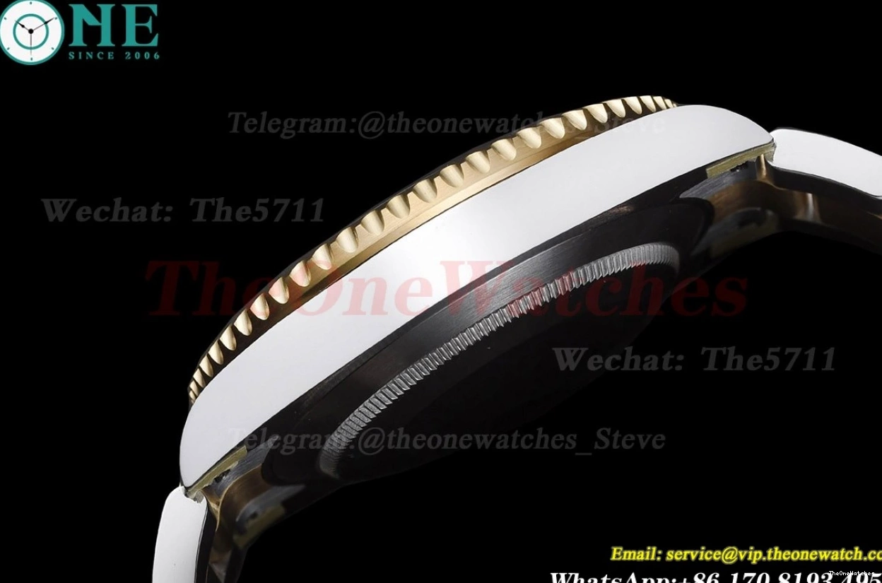 116613LN VS3135 Black Submariner 904L YG Dial SS CLEAN 0326